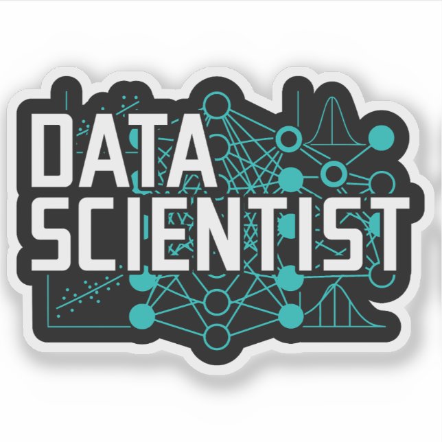 Data Scientist Data Analyst Gift Aufkleber (Vorderseite)