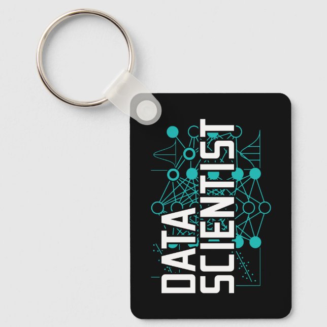 Data Scientist Data Analyst Gift Schlüsselanhänger (Vorderseite)