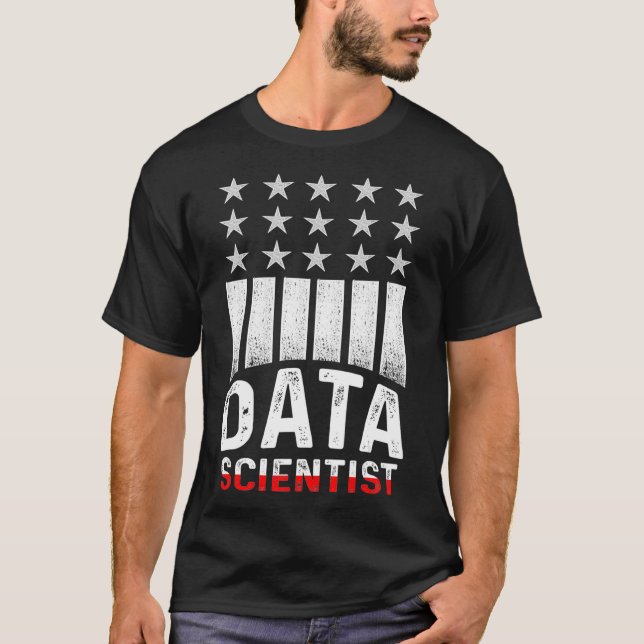 Data Scientist Fun Skills Data Science Mining Ana T-Shirt (Vorderseite)