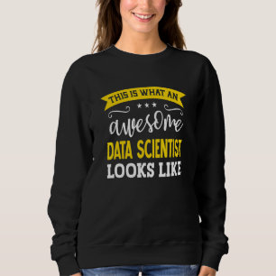 Data Scientist Job Titel Mitarbeiter Arbeitnehmer Sweatshirt