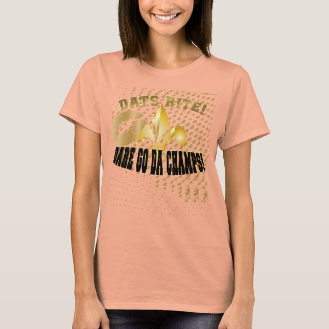 Datas Rit, wagen Sie es, da champs/Lilie zu gehen T-Shirt (Vorderseite)