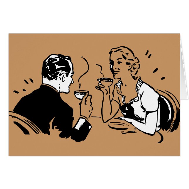 Date Artsy de café (Devant horizontal)