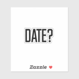 Date? Aufkleber