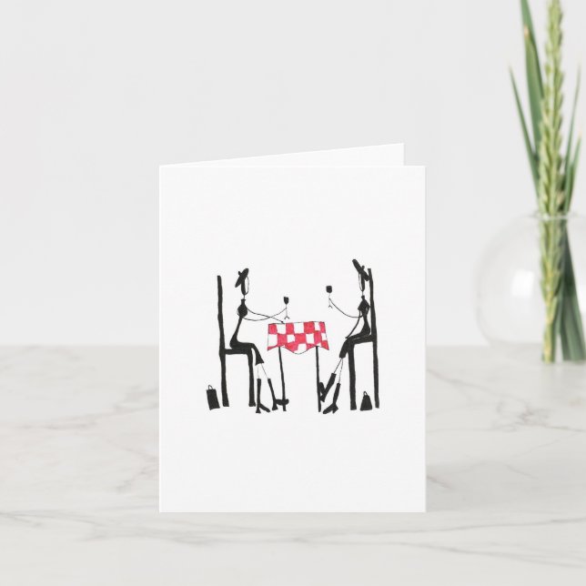 Date Night Ladys Card Karte (Vorderseite)