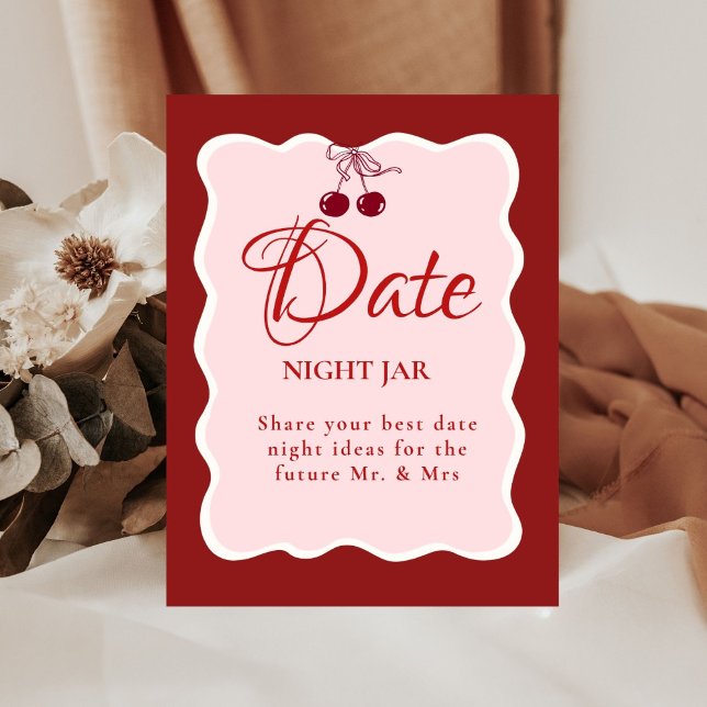 Date Night valentine Bridal Shower wedding Sign Sockelschild (Von Creator hochgeladen)