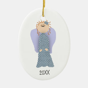 Date personnalisée Ornement Little Angel