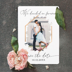 Date We Decided on Forever Photo Engagement Save The Da