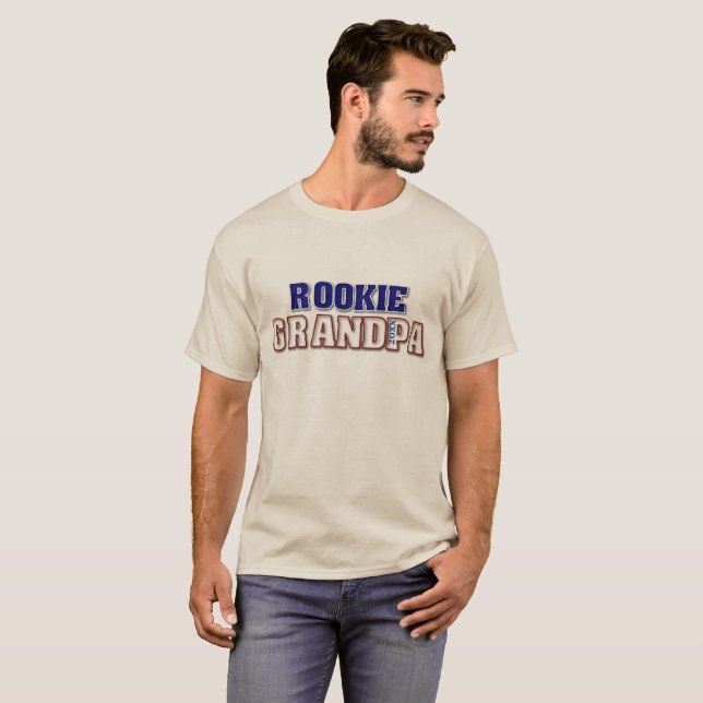 Dated Rookie Grandpa T - Shirt (Vorne ganz)