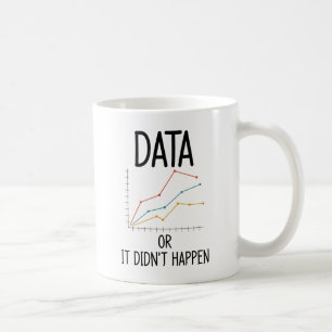 Daten oder es ist nicht geschehen kaffeetasse