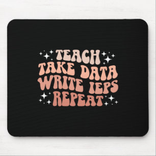 Daten Sammeln Ieps Schreiben Sped-Lehrer Sonderpäd Mousepad