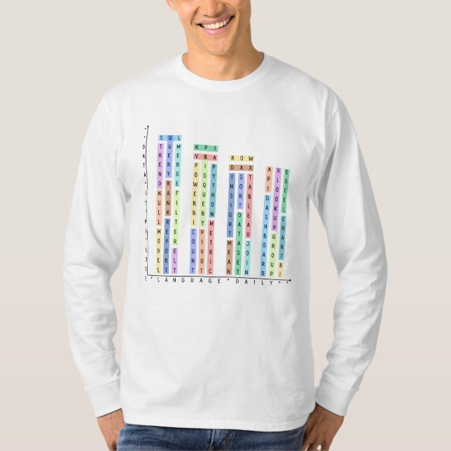 Daten sind meine Liebe - Analysten und Datenwissen T-Shirt (Vorderseite)