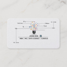 Daten-Wissenschafts-Visitenkarte Visitenkarte