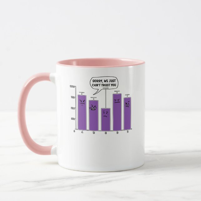 Datenanalyse-Wissenschaftgeek-Nerd-Witz Tasse (Links)