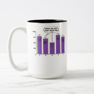 Datenanalyse-Wissenschaftgeek-Nerd-Witz Zweifarbige Tasse