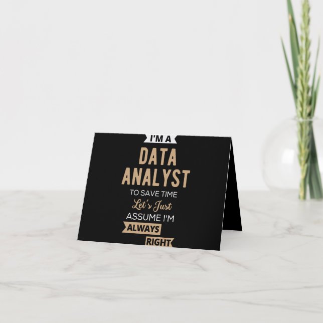 Datenanalyst (Vorderseite)