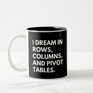 Datenanalyst Funny Coworker-Sprichwort Zweifarbige Tasse
