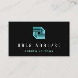 Datenanalyst Informationstechnologie Visitenkarte