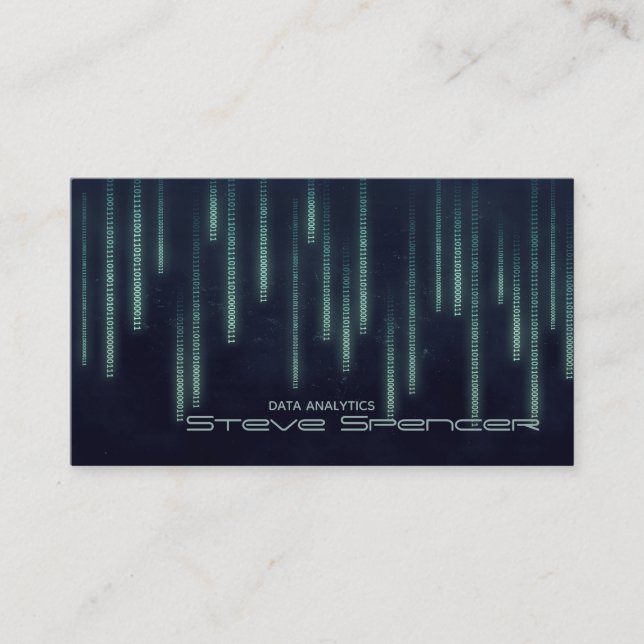 DatenAnalytics ES Manager Kodierer-Visitenkarte Visitenkarte (Vorderseite)