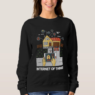 Datenanalytik-Übertragung im Internet der Dinge Sweatshirt