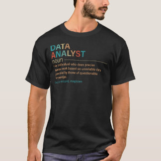 Datenanalytiker Definition Datenwissenschaftler Vi T-Shirt