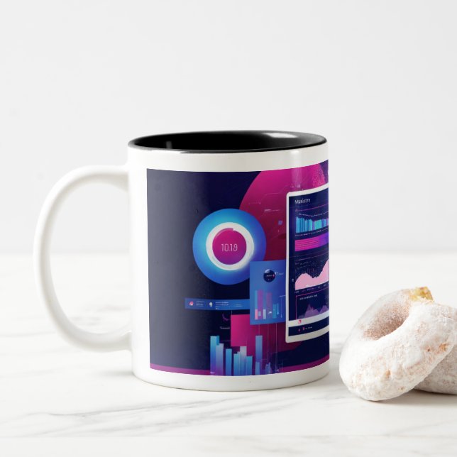 Datenanalytiker Kaffeetasse (Mit Donut)