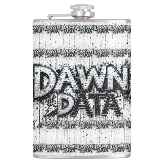 Datenbarware und Bar Tools Flachmann (Vorderseite)