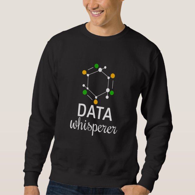 Datenflüster Job Data Statistiker Sweatshirt (Vorderseite)