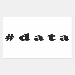 Datenfreund Rechteckiger Aufkleber