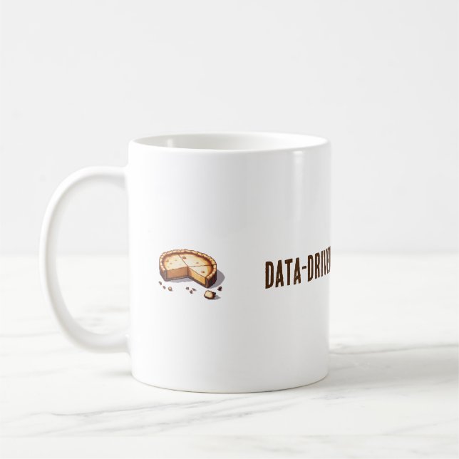 Datengesteuerte UX-Kaffee-getriebene Produkt-Desig Kaffeetasse (Links)