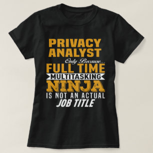 Datenschutzanalyst T-Shirt
