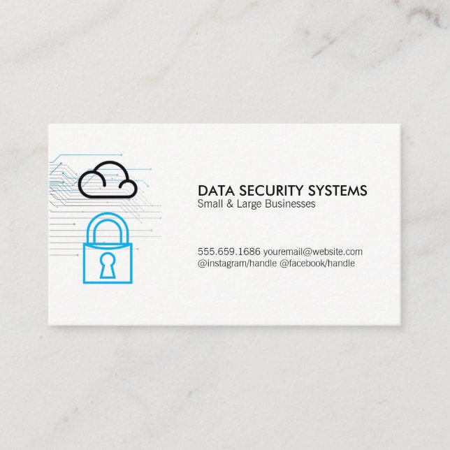 Datensicherungssysteme | Cloud Storage Terminkarte (Vorderseite)