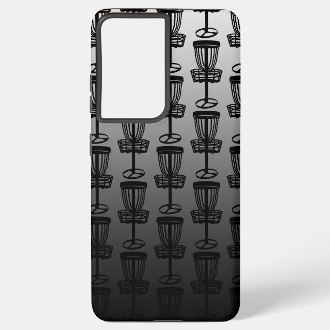 Datenträger Golf Stifte Schwarz-Weiß Samsung Galaxy Hülle (Rückseite)