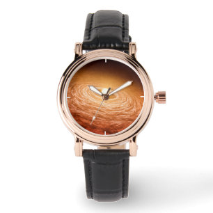 Datenträger von Material umgeben Star Fu Orionis. Armbanduhr