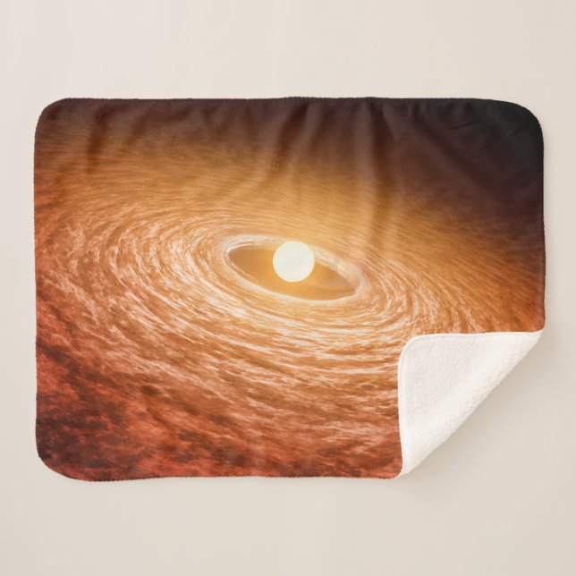 Datenträger von Material umgeben Star Fu Orionis. Sherpadecke (Vorderseite (Horizontal))