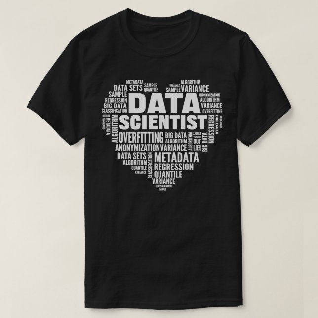 Datenwissenschaft Big Data Analytics für Datenwiss T-Shirt (Design vorne)