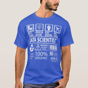 Datenwissenschaftler-Multitasking-Job-Geschenk-Ele T-Shirt