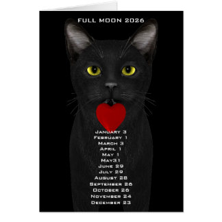 Dates de pleine lune chat 2026
