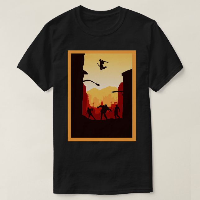 Dating Light Minimalistisch Travel Style Video Gam T-Shirt (Design vorne)
