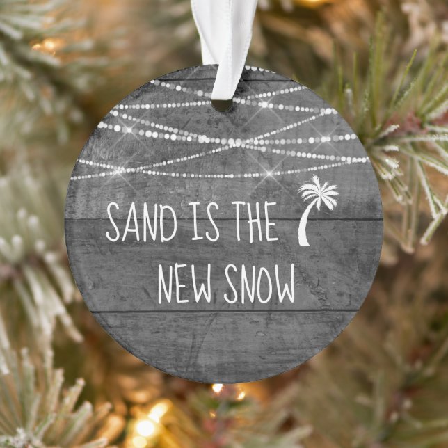 Dating Rustic Weathered Wood First Christmas in FL Ornament (Baum)