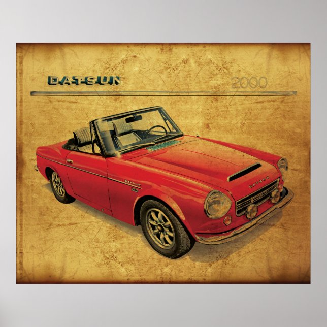 Datsun 2000 Fairlady Poster (Vorne)