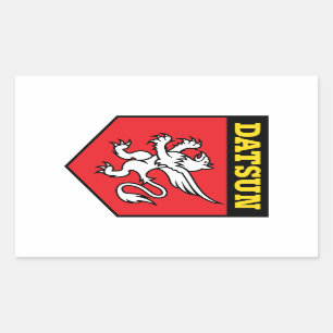 Datsun-Greif-Aufkleber Rechteckiger Aufkleber