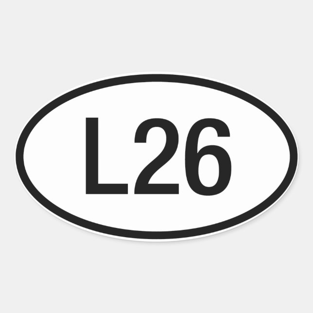 Datsun Nissan L26 Motor Sticker 260Z (Vorderseite)