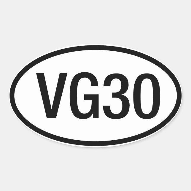 Datsun Nissan VG30 Motor Sticker (Vorderseite)