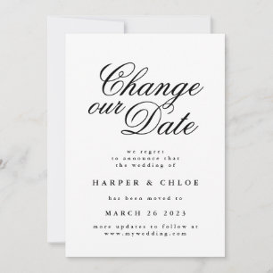 Datum ändern save the date