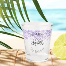 Datum der Geburtstagspartei violet cofetti Datum