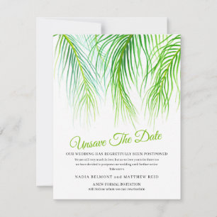 Datum der Hochzeit ändern, Änderung des Plans vers Save The Date
