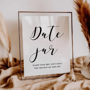 Datum der Hochzeit Poster