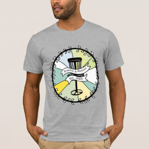 Datum der Personalisierten Einführung von Disk Gol T-Shirt