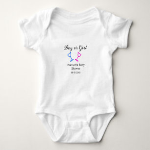 Datum des Datums des Beginns des Beginns eines Bab Baby Strampler