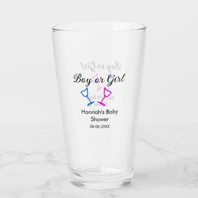 Datum des Datums des Beginns des Beginns eines Bab Glas (Vorderseite)